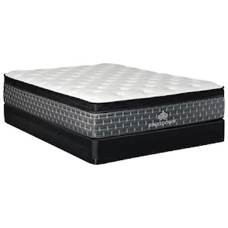 Queen 14 1/2" Pocketed Coil Mattress and Anniversay Foundaion